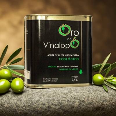 Ekologiczna Oliwa z oliwek Extra Virgin ORO DEL VINALOPÓ verde 2,5L