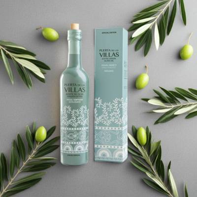 Ekologiczna Oliwa z oliwek Extra Virgin Picual Puerta de las Villas wczesna verde edycja specjalna 0,5L