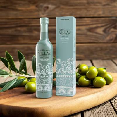Ekologiczna Oliwa z oliwek Extra Virgin Picual Puerta de las Villas wczesna verde edycja specjalna 0,5L