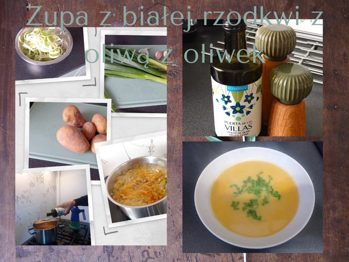 Zupa z białej rzodkwi - idealna na jesienne wieczory !